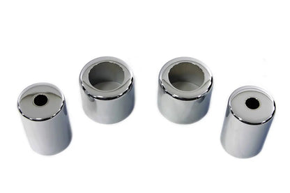 V-Twin Chrome Spring Fork Spring Cover Set for Harley Davidson EL and FL Models by V-Twin