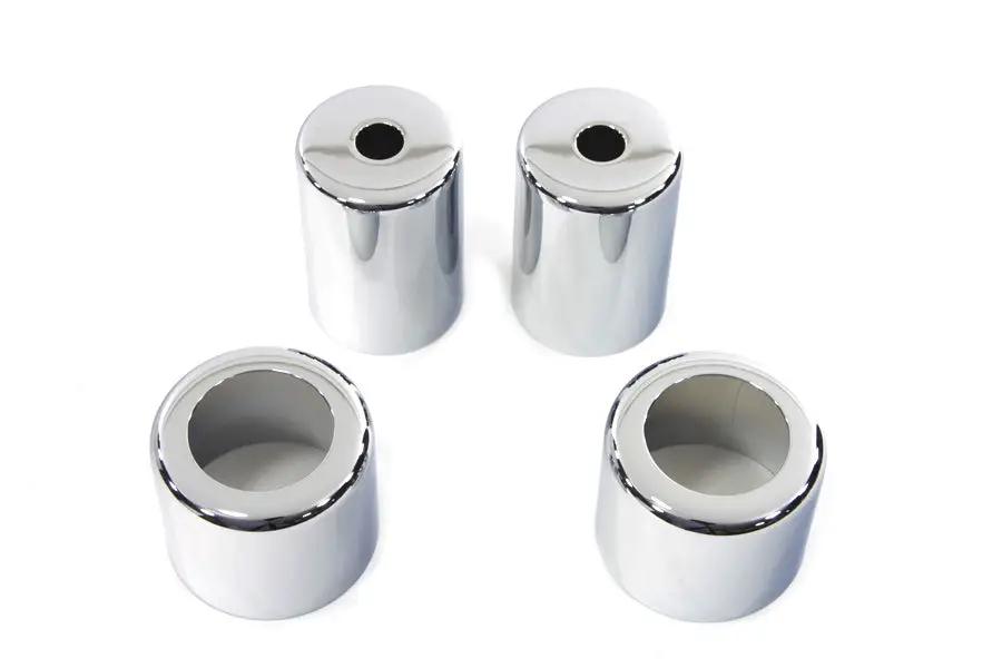 V-Twin Chrome Spring Fork Spring Cover Set for Harley Davidson EL and FL Models by V-Twin