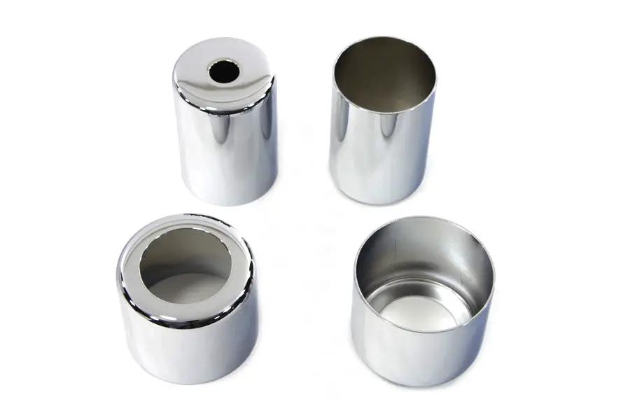 V-Twin Chrome Spring Fork Spring Cover Set for Harley Davidson EL and FL Models by V-Twin