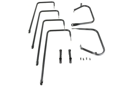 V-Twin Black Saddlebag Rail for Harley Davidson FLT Models - Durable Steel Construction by V-Twin
