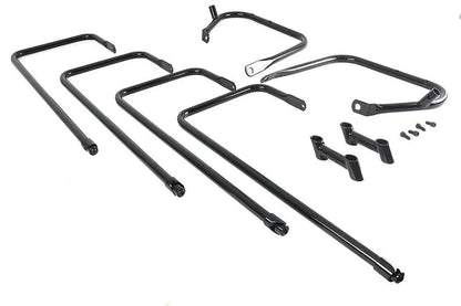 V-Twin Black Saddlebag Rail for Harley Davidson FLT Models - Durable Steel Construction by V-Twin