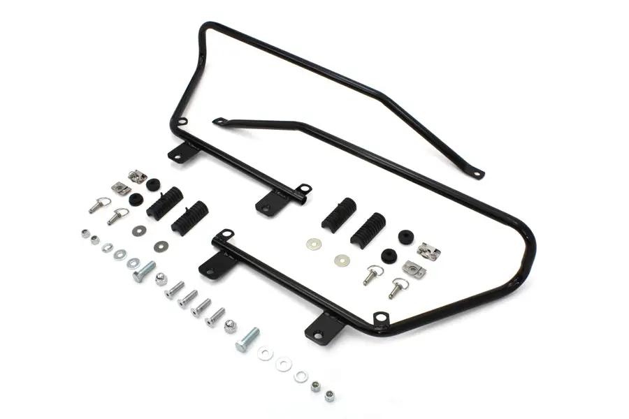 V-Twin Wyatt Gatling Saddlebag Brackets and Stud Kit for Harley FXST Models by V-Twin