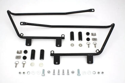 V-Twin Wyatt Gatling Saddlebag Brackets and Stud Kit for Harley FXST Models by V-Twin