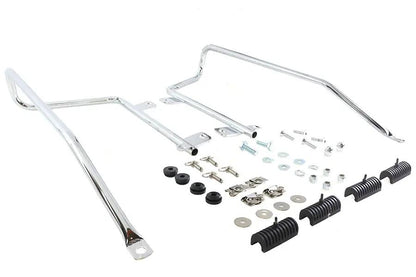 V-Twin Wyatt Gatling Saddlebag Bracket Kit Chrome for Harley Davidson FXST (1984-1993) by V-Twin