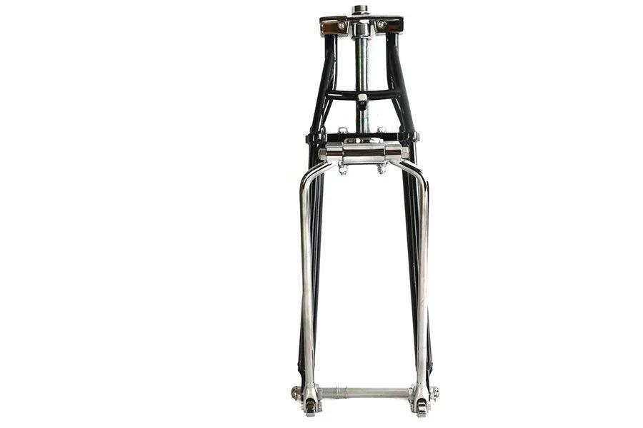 V-Twin Leaf Spring Fork Assembly with Headlamp Brackets – 44 Inch Length, 7 Inch Rocker Space, Includes Top Crown Nut by V-Twin