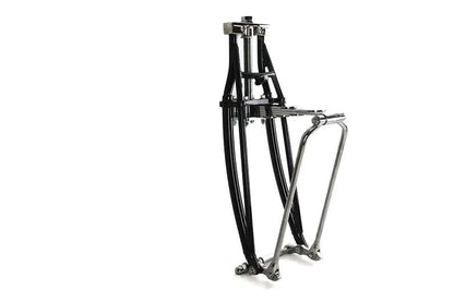 V-Twin Leaf Spring Fork Assembly with Headlamp Brackets – 44 Inch Length, 7 Inch Rocker Space, Includes Top Crown Nut by V-Twin
