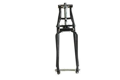 V-Twin Leaf Spring Fork Assembly Black with Headlamp Brackets - 49-2728 by V-Twin
