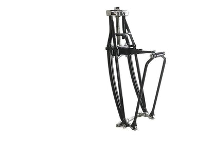 V-Twin Leaf Spring Fork Assembly Black with Headlamp Brackets - 49-2728 by V-Twin