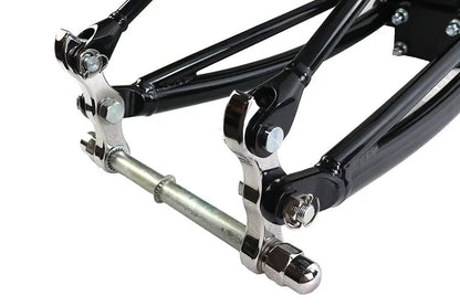V-Twin Leaf Spring Fork Assembly Black with Headlamp Brackets - 49-2728 by V-Twin