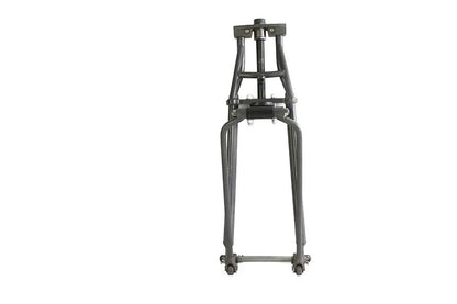 V-Twin Leaf Spring Fork Assembly Parkerized with 3/4 Inch Axle and Chrome Acorn Nuts by V-Twin