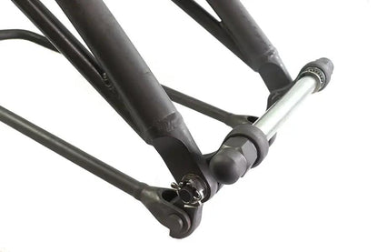 V-Twin Leaf Spring Fork Assembly Parkerized with 3/4 Inch Axle and Chrome Acorn Nuts by V-Twin