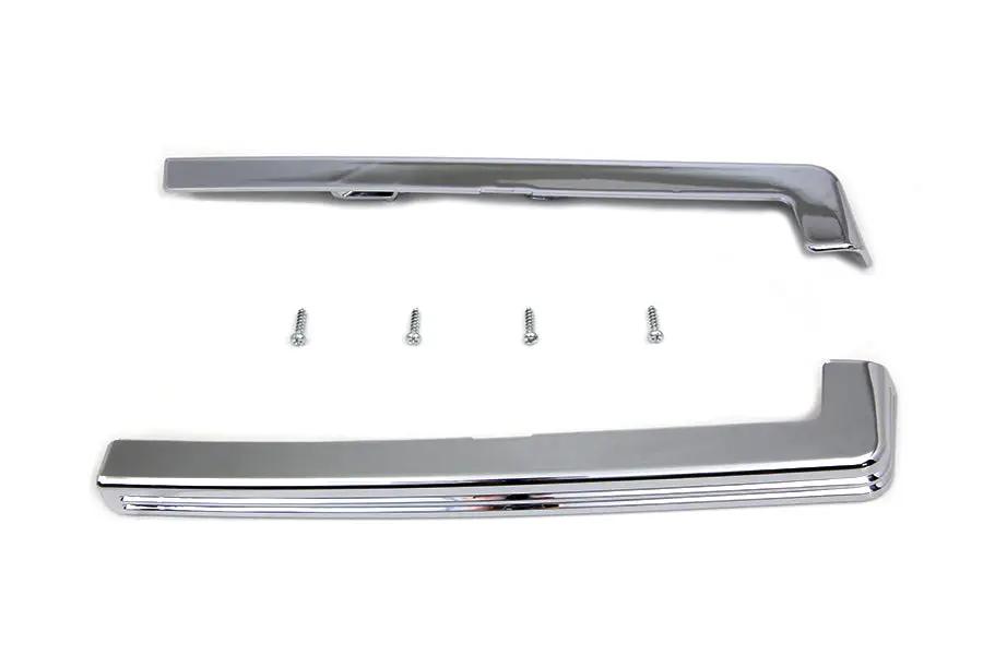 V-Twin Aurora Tour-Pak Luggage Trim Kit with Chrome Finish for Harley Davidson FLHT Models by V-Twin