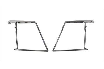 V-Twin Chrome Saddlebag Mount Bracket Set for Harley Davidson FXST and FLST Models by V-Twin