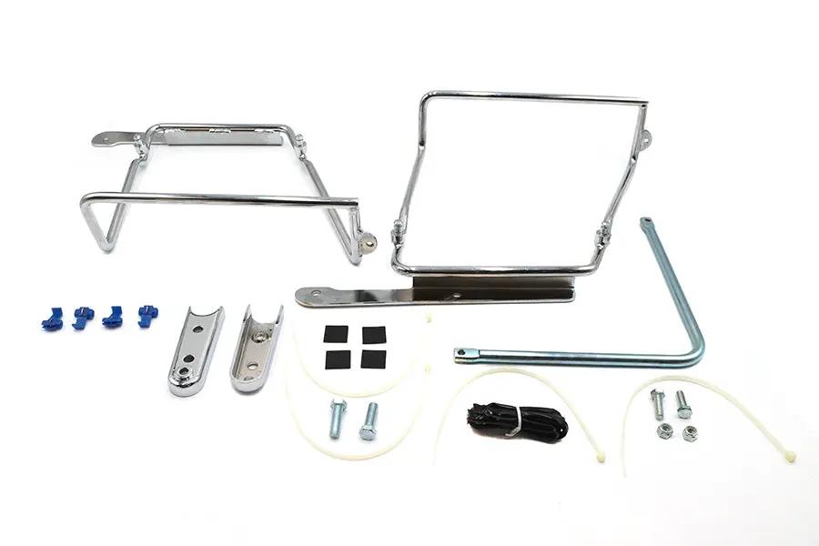 V-Twin Saddlebag Bracket Set for Harley Davidson FXST and FLST Models by V-Twin