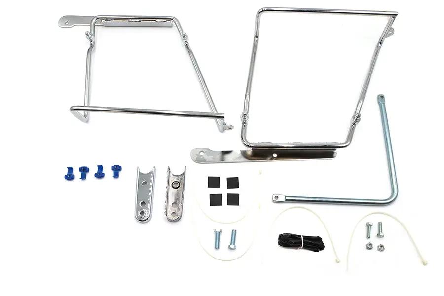 V-Twin Saddlebag Bracket Set for Harley Davidson FXST and FLST Models by V-Twin