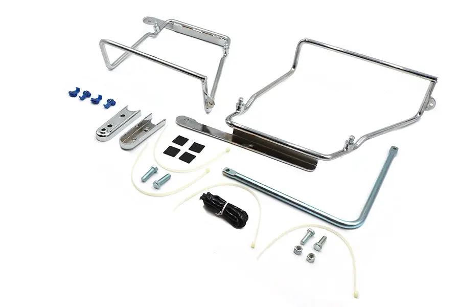 V-Twin Saddlebag Bracket Set for Harley Davidson FXST and FLST Models by V-Twin