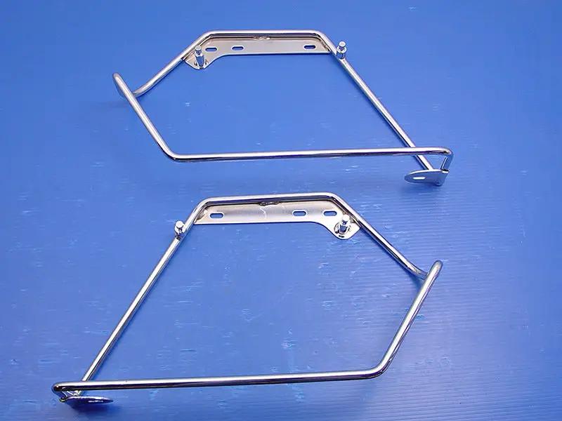 V-Twin Chrome Saddlebag Mount Bracket Set for Harley Davidson FLH (1978-1984) by V-Twin