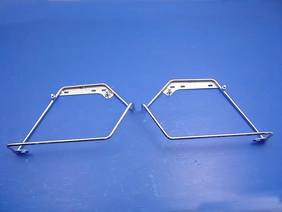 V-Twin Chrome Saddlebag Mount Bracket Set for Harley Davidson FLH (1978-1984) by V-Twin