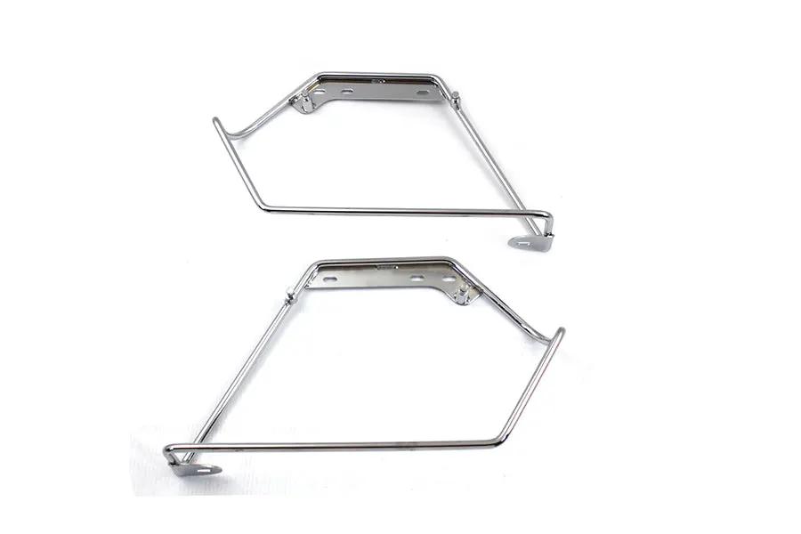 V-Twin Chrome Saddlebag Mount Bracket Set for Harley Davidson FLH (1978-1984) by V-Twin