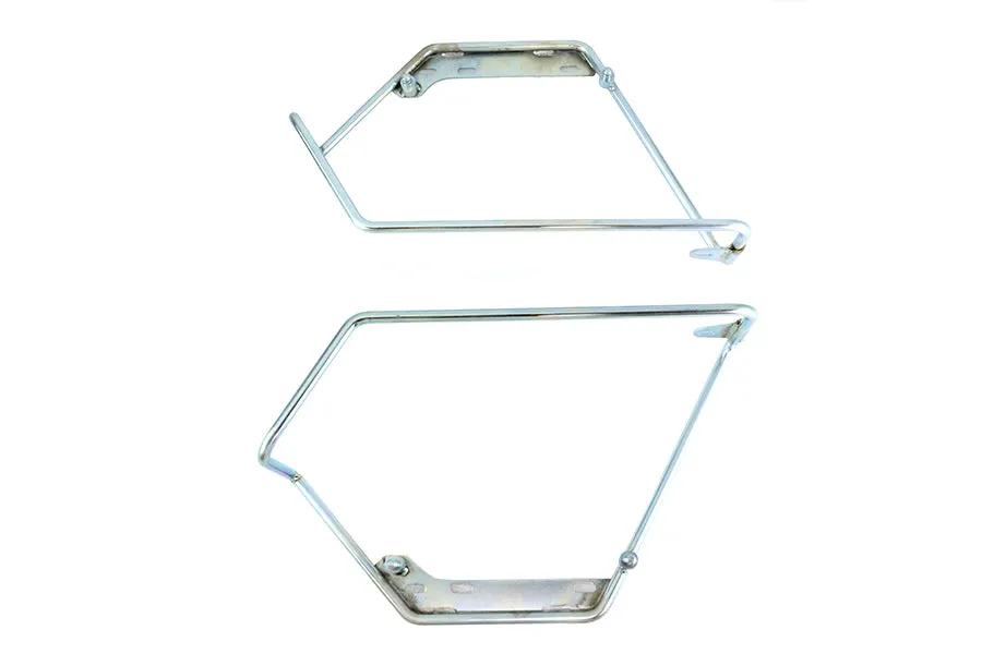 V-Twin Zinc Saddlebag Mount Bracket Set for Harley Davidson FLH Models by V-Twin