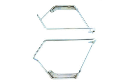 V-Twin Zinc Saddlebag Mount Bracket Set for Harley Davidson FLH Models by V-Twin