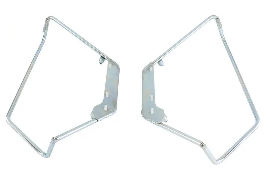 V-Twin Zinc Saddlebag Mount Bracket Set for Harley Davidson FLH Models by V-Twin