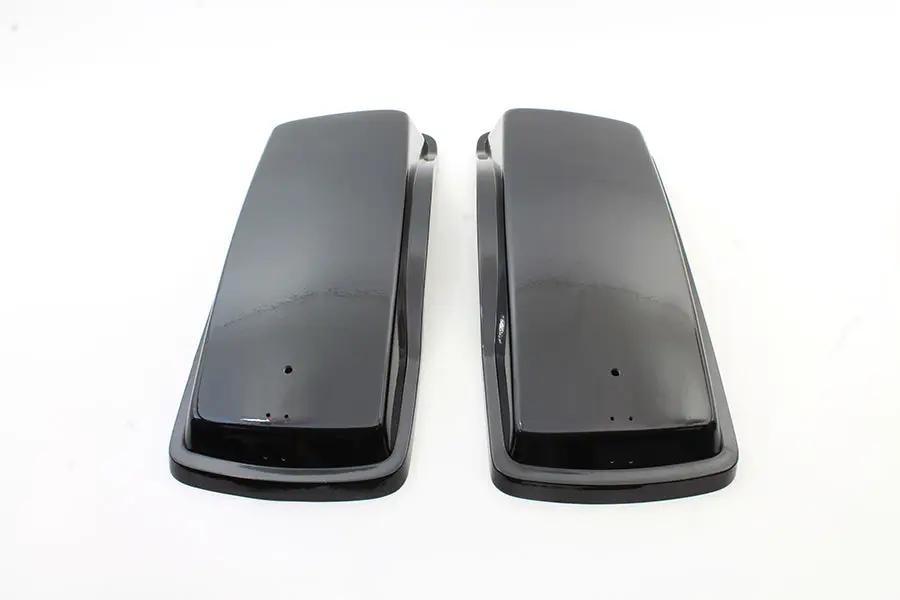 V-Twin Saddlebag FRP Lid Set in Black for Harley Davidson FLT (1979-1984) by V-Twin
