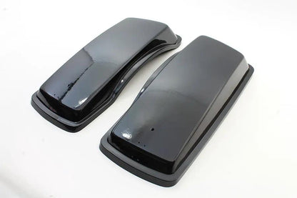 V-Twin Saddlebag FRP Lid Set in Black for Harley Davidson FLT (1979-1984) by V-Twin
