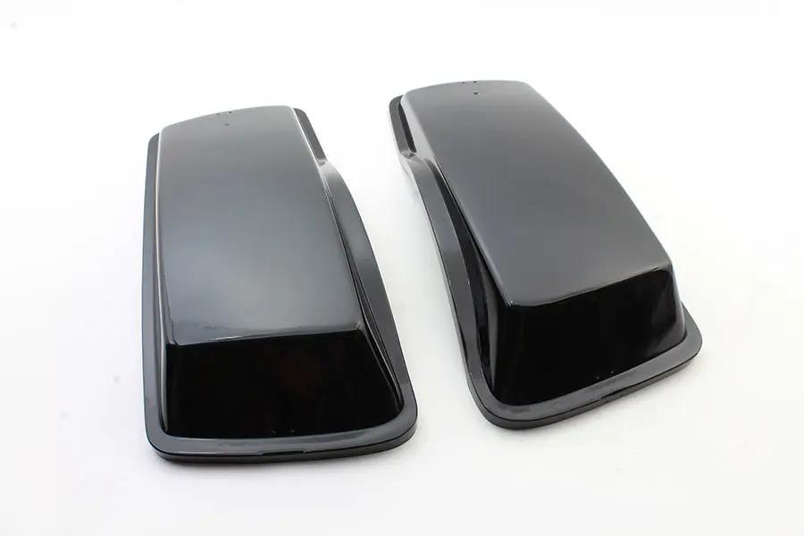 V-Twin Saddlebag FRP Lid Set in Black for Harley Davidson FLT (1979-1984) by V-Twin