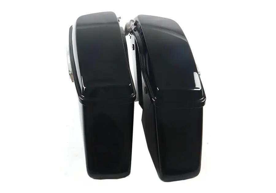 V-Twin Saddlebag Kit Black for Harley Davidson FLT (1993-2002) by V-Twin