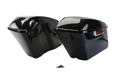 V-Twin Saddlebag Kit Black for Harley Davidson FLT (2014-2023) by V-Twin