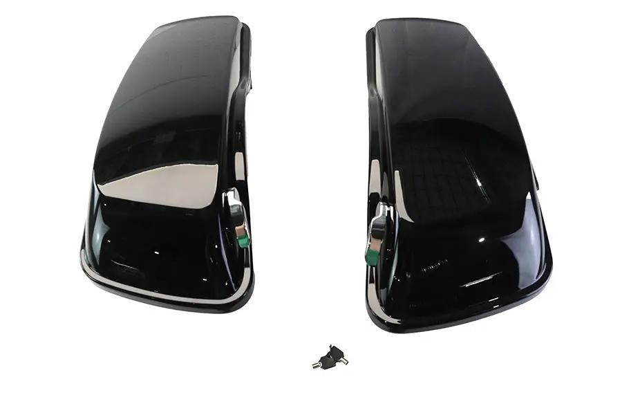 V-Twin Saddlebag Kit Black for Harley Davidson FLT (2014-2023) by V-Twin