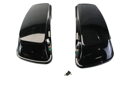V-Twin Saddlebag Kit Black for Harley Davidson FLT (2014-2023) by V-Twin