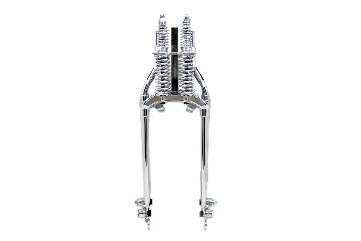V-Twin 18 Inch Chrome Inline Spring Fork Assembly for Harley Davidson EL & FL Models by V-Twin