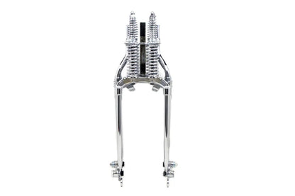 V-Twin 18 Inch Chrome Inline Spring Fork Assembly for Harley Davidson EL & FL Models by V-Twin
