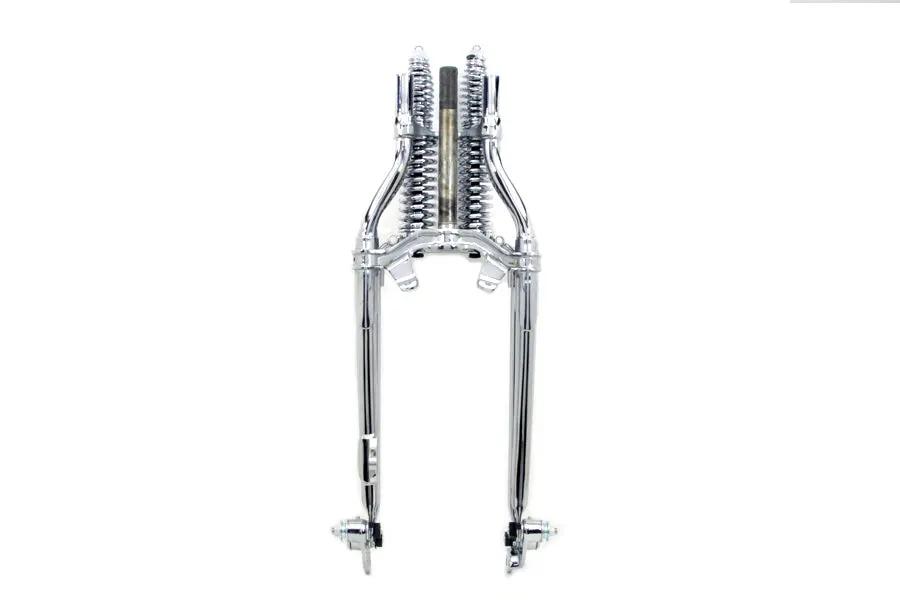 V-Twin 18 Inch Chrome Inline Spring Fork Assembly for Harley Davidson EL & FL Models by V-Twin