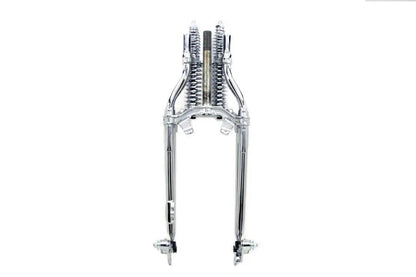 V-Twin 18 Inch Chrome Inline Spring Fork Assembly for Harley Davidson EL & FL Models by V-Twin