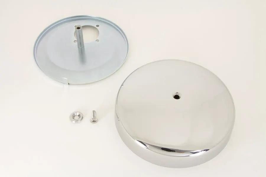V-Twin Indian Chrome Air Cleaner Assembly - 7 Inch Replacement Element by V-Twin