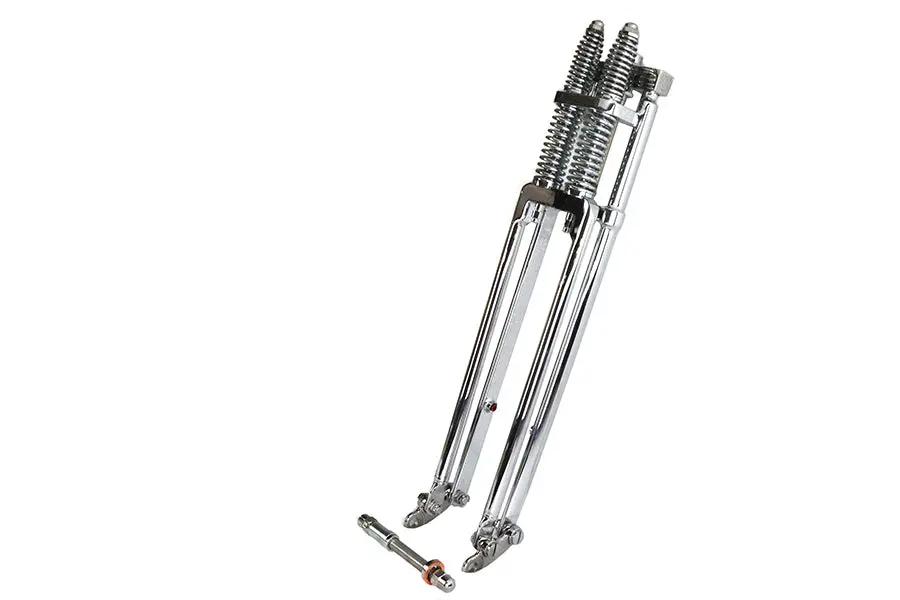 V-Twin D+D Narrow Spring Fork Assembly Chrome 21 Inch for Motorcycle by V-Twin