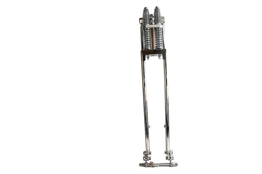 V-Twin D+D Narrow Spring Fork Assembly Chrome 27 inch for Harley Davidson by V-Twin