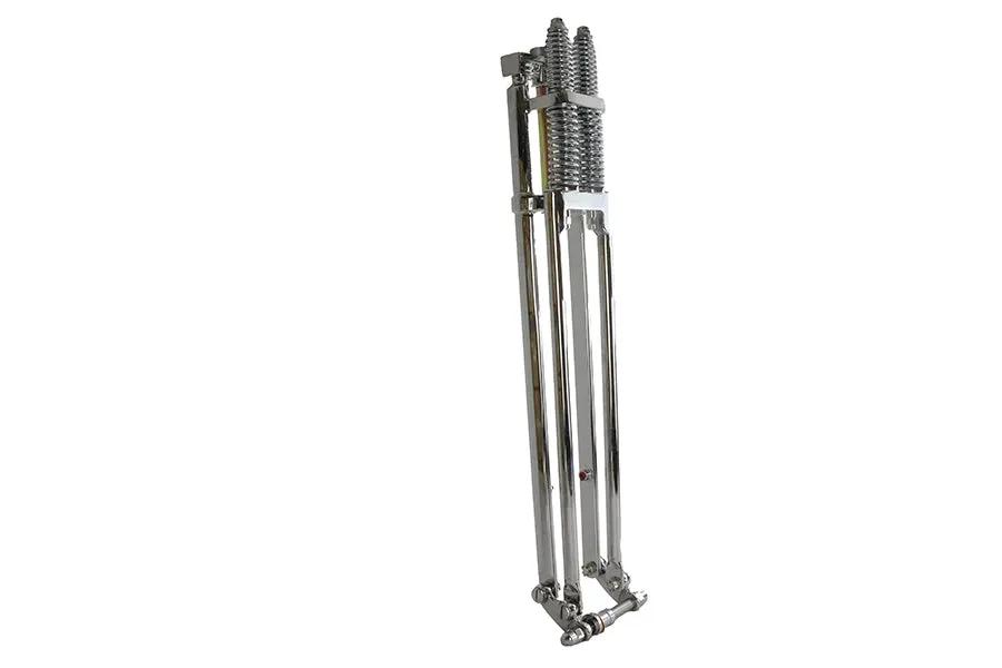 V-Twin D+D Narrow Spring Fork Assembly Chrome 27 inch for Harley Davidson by V-Twin
