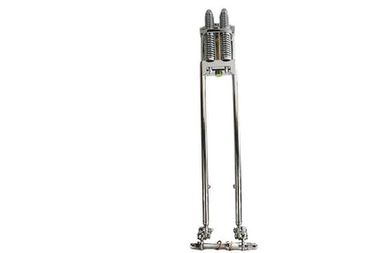V-Twin D+D Narrow Spring Fork Assembly Chrome 29 inch for Custom Motorcycle Rigid Frames by V-Twin