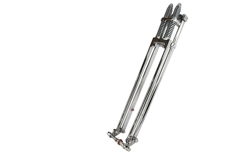 V-Twin D+D Narrow Spring Fork Assembly Chrome 29 inch for Custom Motorcycle Rigid Frames by V-Twin