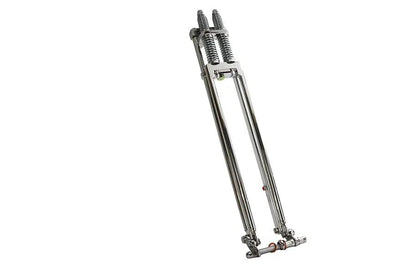 V-Twin D+D Narrow Spring Fork Assembly Chrome 29 inch for Custom Motorcycle Rigid Frames by V-Twin