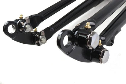 V-Twin 18 inch Tedd Narrow Spring Fork Assembly Black with Detailed Construction and Original Fittings by V-Twin