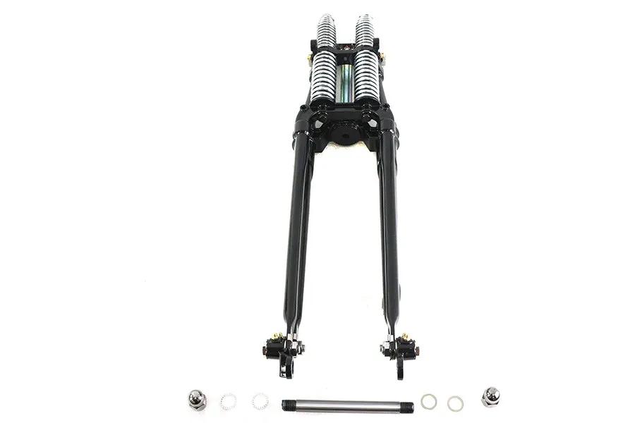 V-Twin 24 Inch Tedd Narrow Spring Fork Assembly in Black (Part WT002B-24) by V-Twin