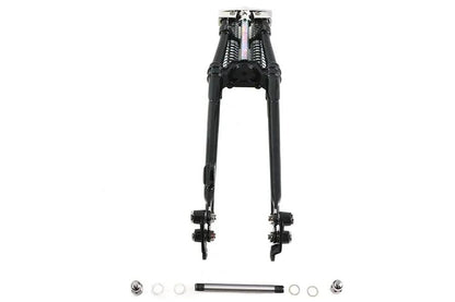 V-Twin 28 Inch Tedd Narrow Spring Fork Assembly - Black by V-Twin