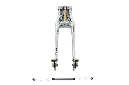 V-Twin 18 Inch Tedd Narrow Spring Fork Assembly Chrome - Classic Look with Modern Detailing by V-Twin