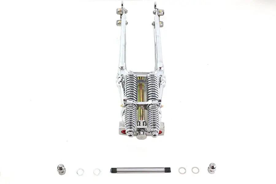 V-Twin 22 Inch Tedd Narrow Spring Fork Assembly Chrome by V-Twin