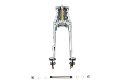 V-Twin 49-3132 24-Inch Tedd Narrow Spring Fork Assembly Chrome